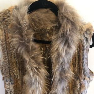 What goes around comes around fur vest (S)